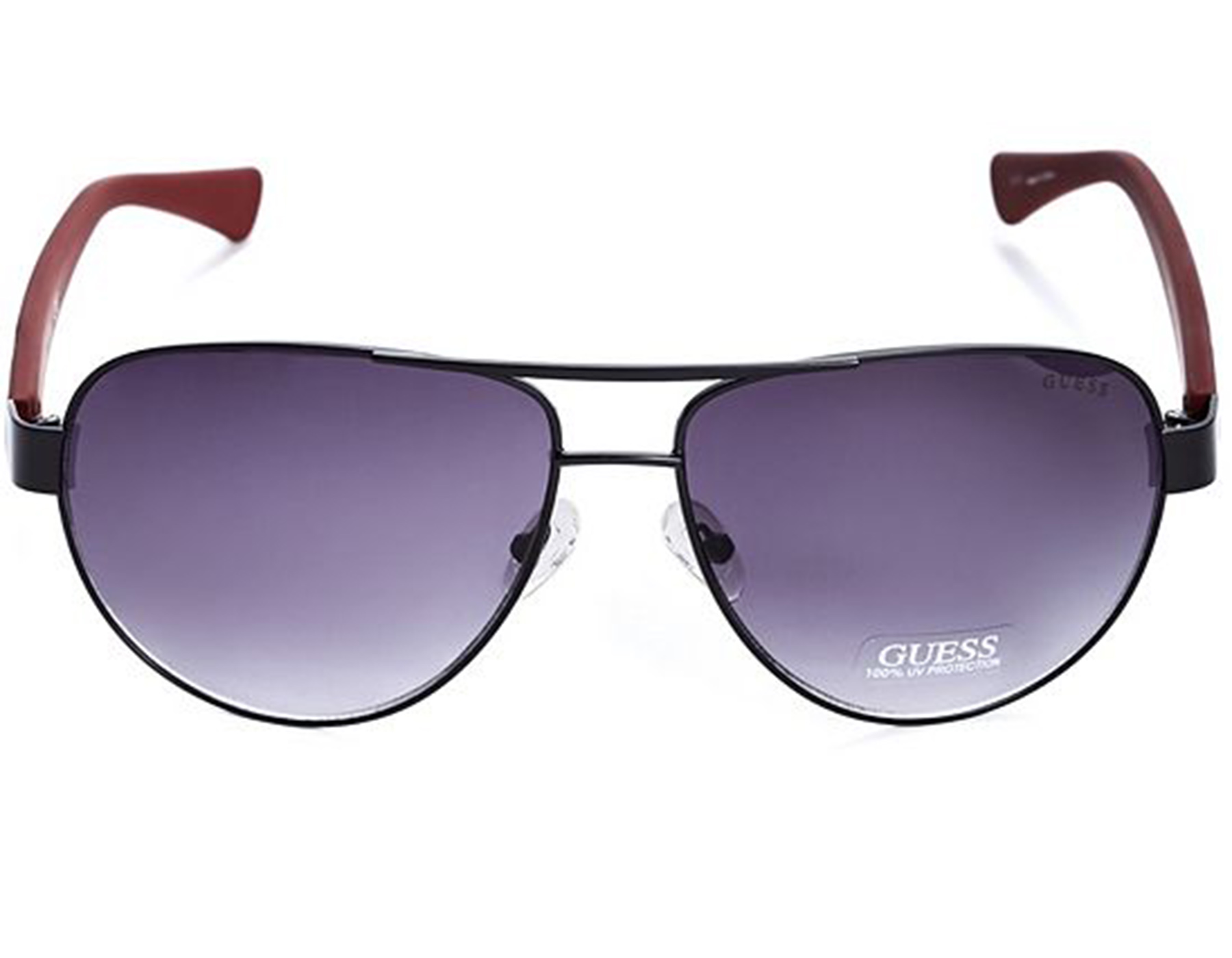 New Guess GF5048-6401B Shiny Black Sunglasses | eBay