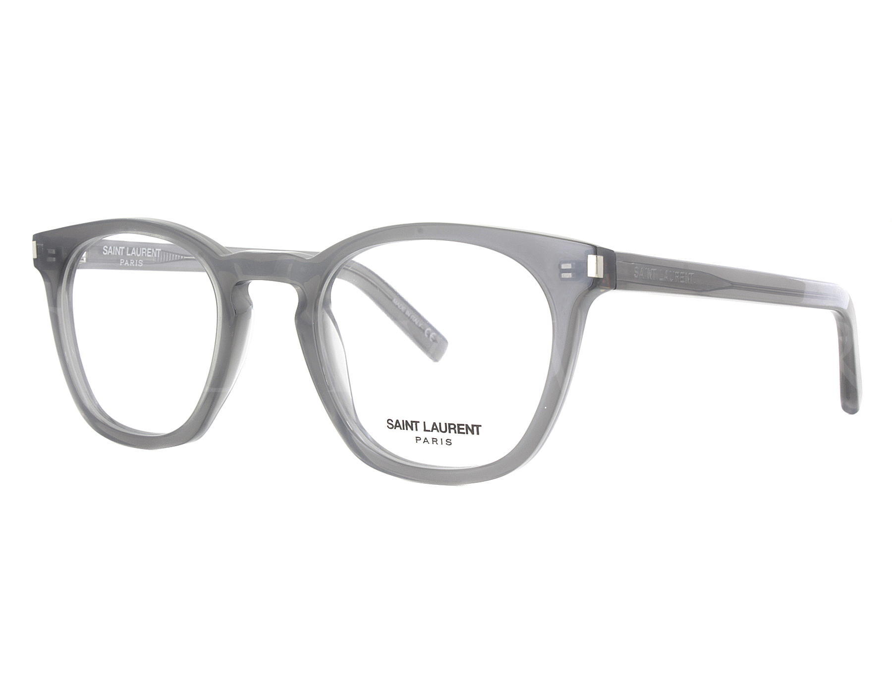 NEW Yves Saint Laurent SL30 003 49mm Grey Optical Eyeglasses Frames ...